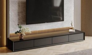 Inspirasi Meja TV Ruang Tamu Minimalis dan Fungsional