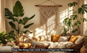 Bunga Hias Ruang Tamu