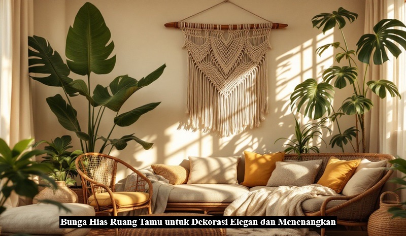 Bunga Hias Ruang Tamu untuk Dekorasi Elegan dan Menenangkan